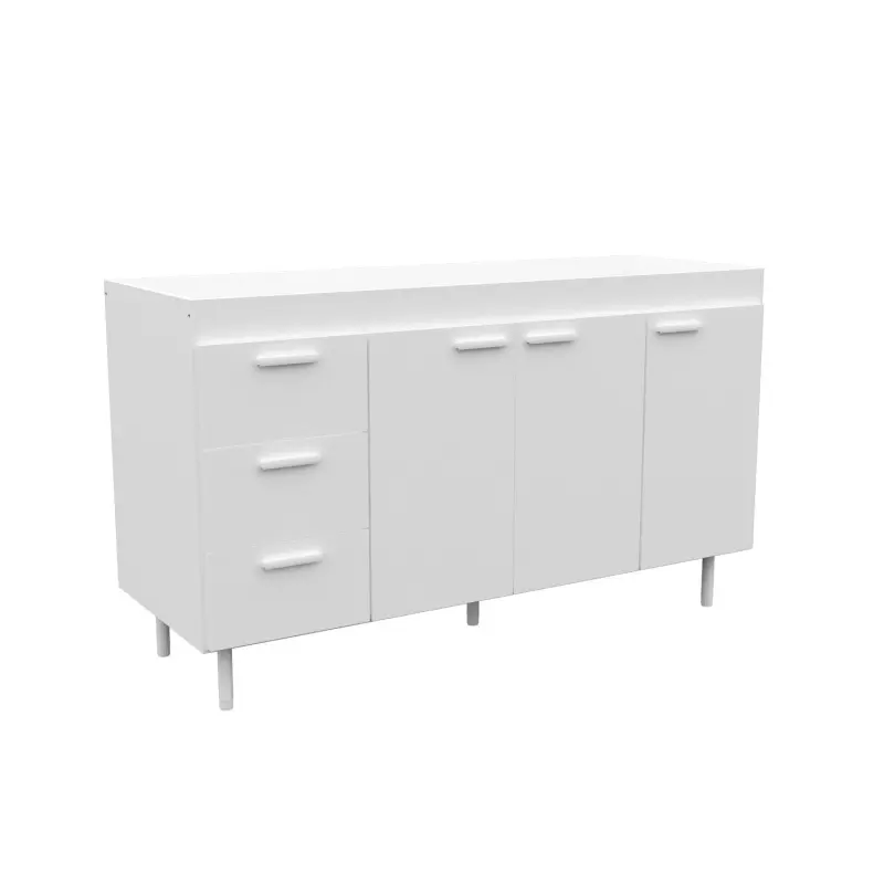 Bajo mesada 140cm BLANCO